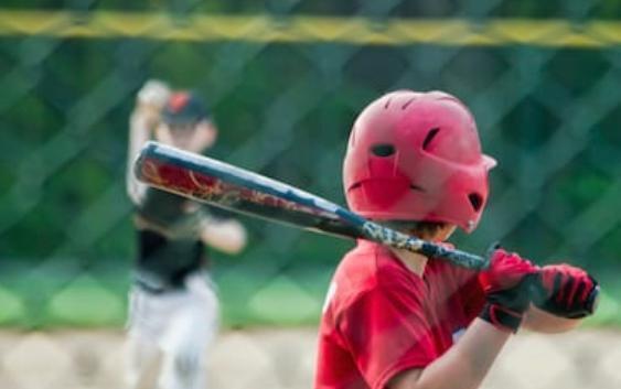 Honkbal jeugd slaan