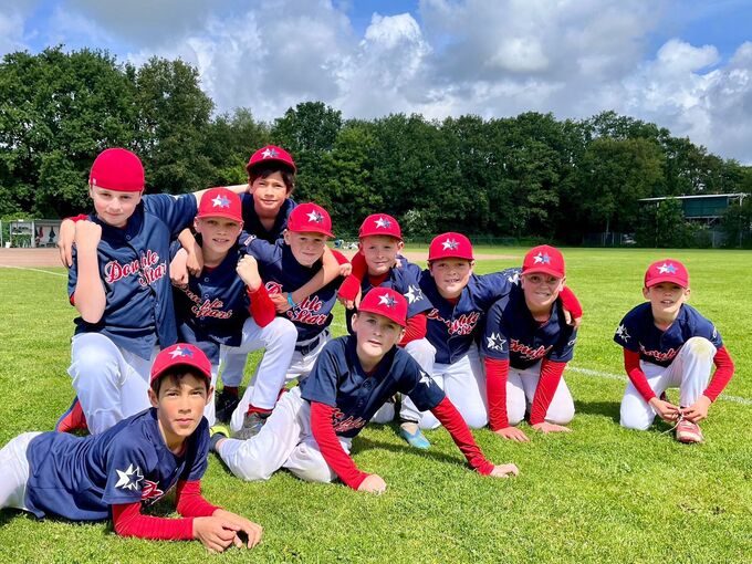 Teamfoto pupillen 1 Double Stars honkbal